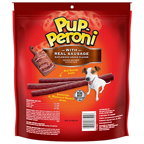 Pup-Peroni Dog Treats With Real Sausage, Maplewood Smoke Flavor, 25-Ounce Bag #TOP1