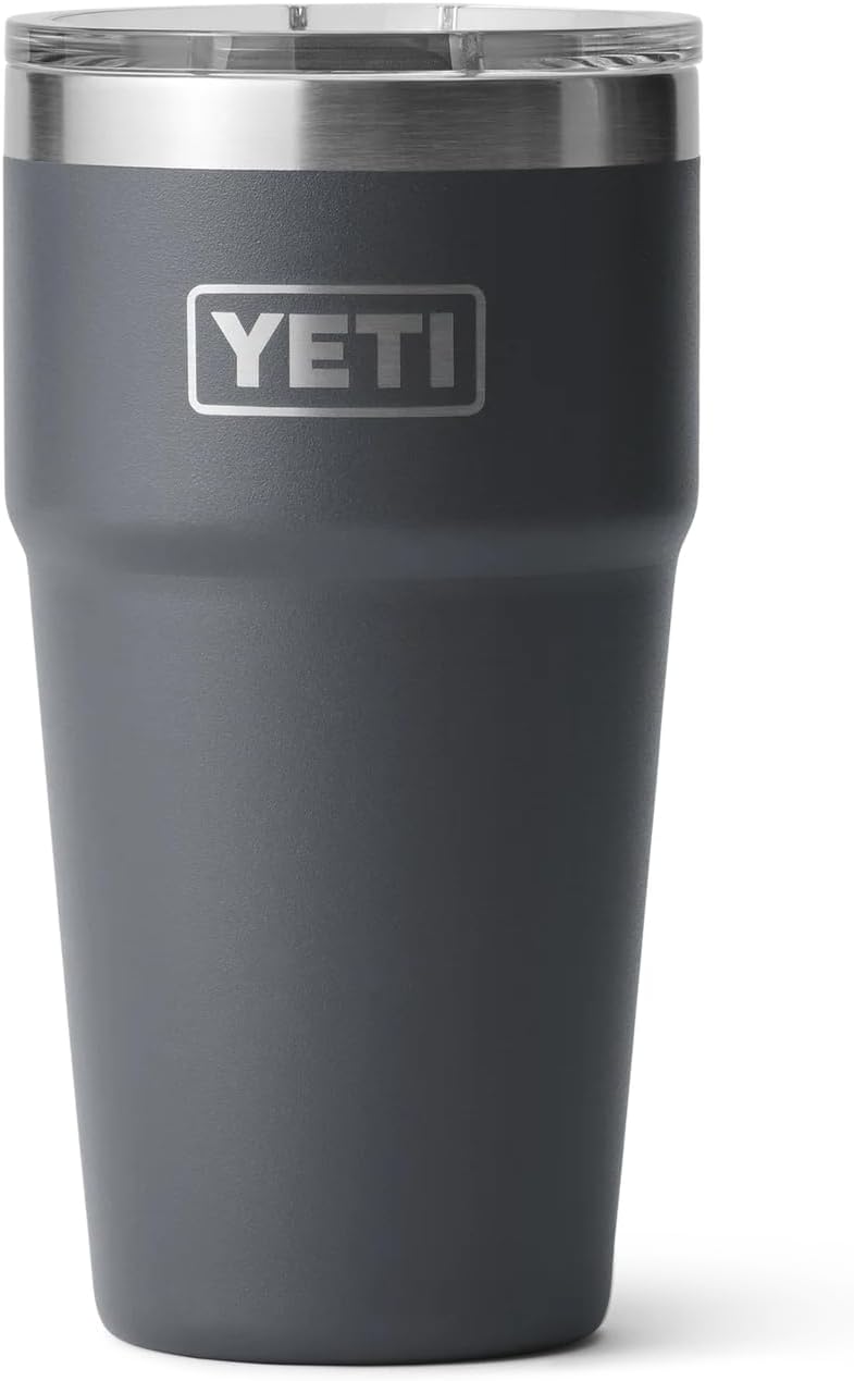 YETI Rambler 20 oz Stackable Tumbler, Stainless Steel, Vacuum Insulated with MagSlider Lid