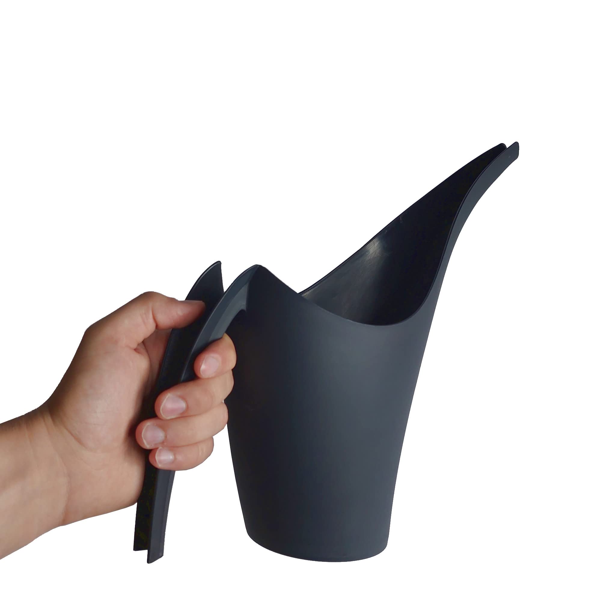 Set di 9 mini vasi per serra Planter antracite 59,6 x 75,3 cm + annaffiatoio giraffa piccolo 1,5 l + attrezzi da giardino, 7 attrezzi da giardinaggio, attrezzi da giardinaggio, fioriera con coperchio