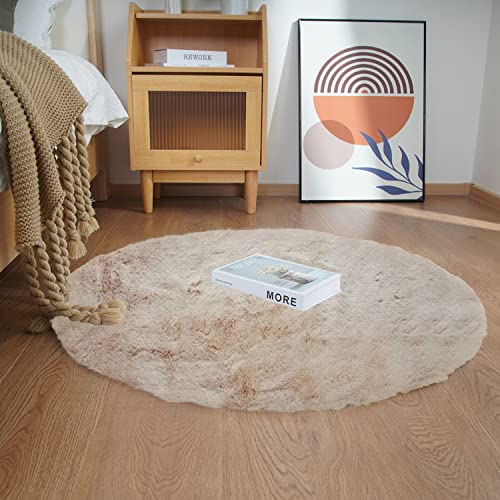 Ghouse 4ft Light Brown Fur Rug