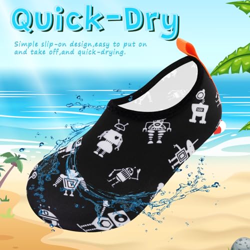 Image of VIFUUR Kids Water Shoes Girls Boys Quick Dry Aqua Socks for Beach Swim Outdoor Sports