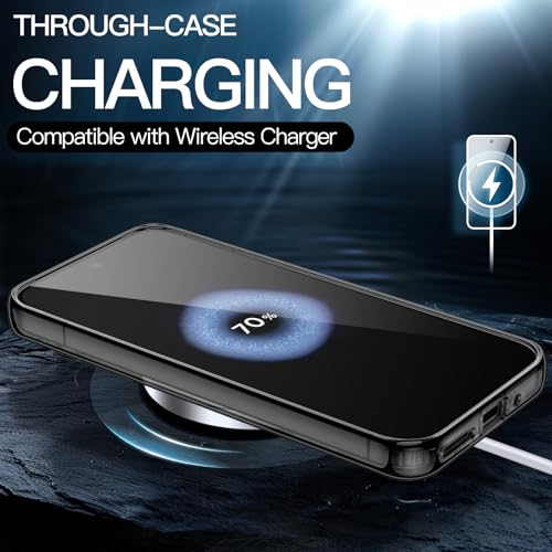 Image of JETech Cover Case for Google Pixel 9 /9 Pro 2024, Non-Yellowing Shockproof Bumper Protective Phone Cover, Anti-Scratch Hard PC Back (Black)