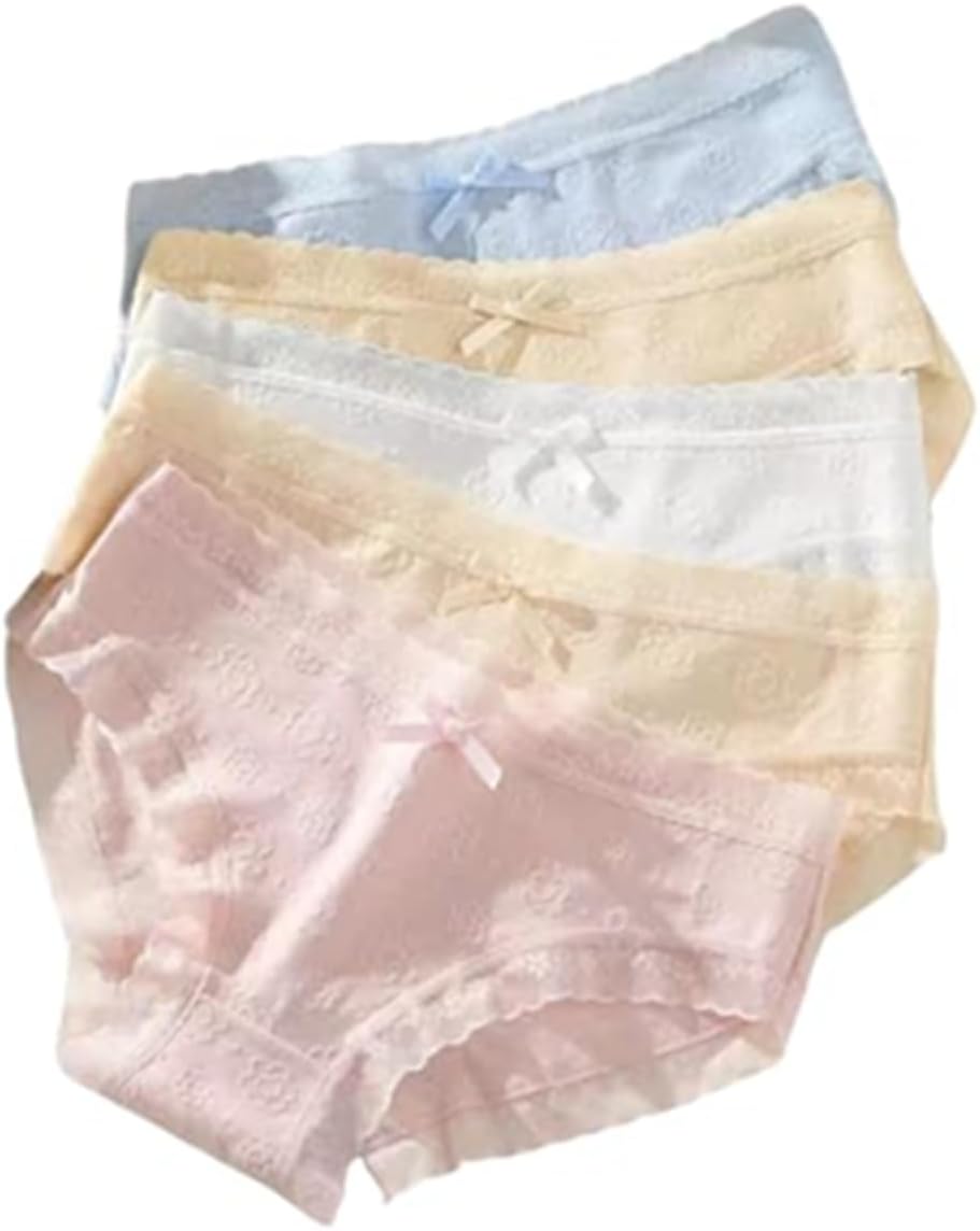 5-Pack Women's Cotton Bikini Panties,Women's Lace Underwear - Image 8