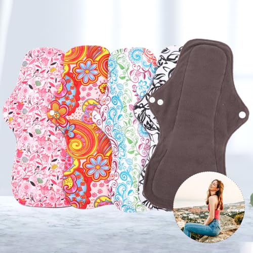 Pochette serviette hygiénique lavable réutilisable imperméable pour éviter les odeurs - 7