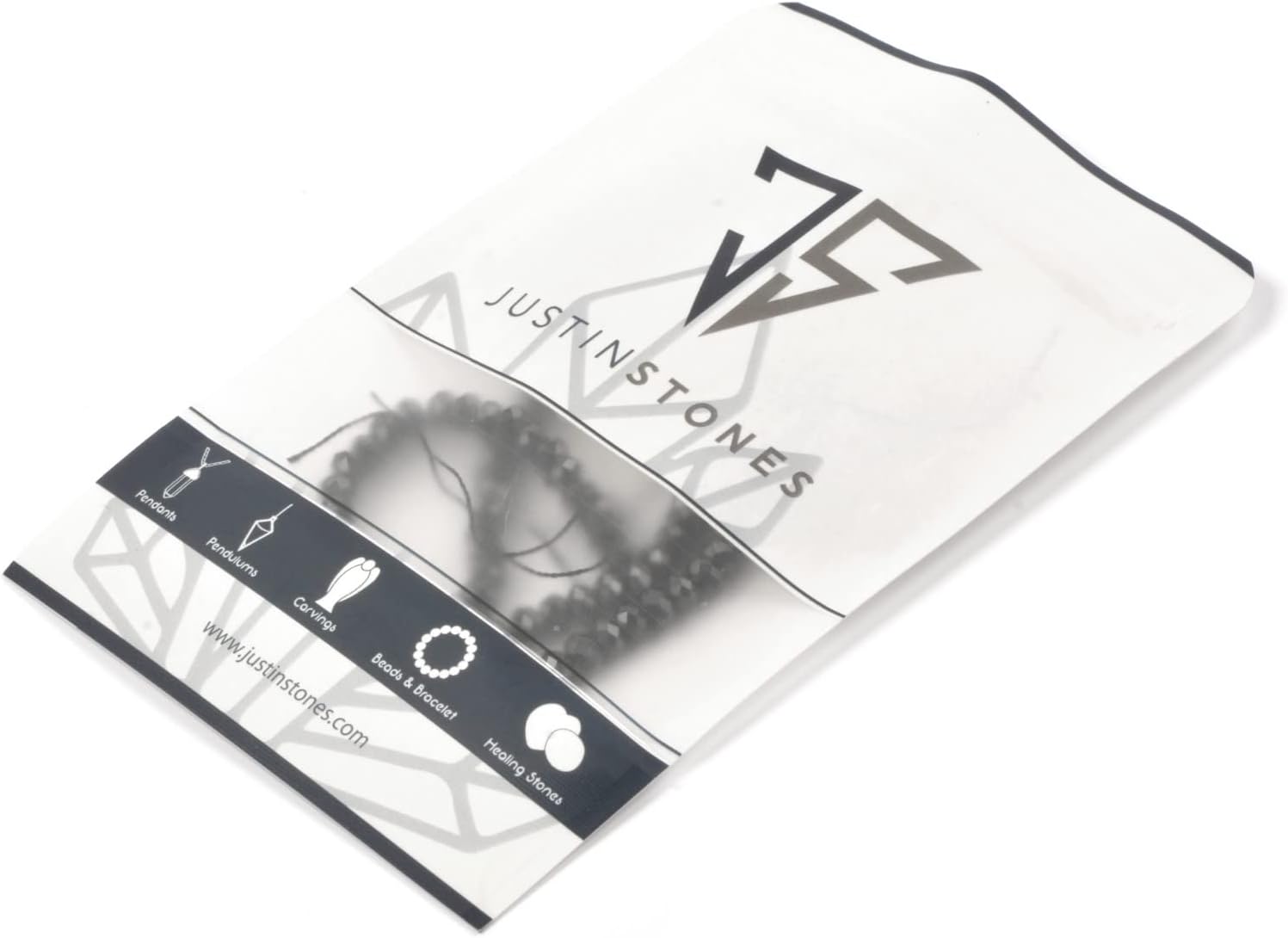 6mm Natural Black Spinel Faceted Rondelle Loose Beads 16 Inch - Image 3