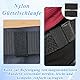 NISENTIA 20 Stück Gürtelschlaufe, Elastische Gürtelschlaufen Ersatz Belt Keeper Loop Gürtelhalter aus Nylon Riemenhalter Schwarz zum Befestigen von Gürteln Rucksäcken Tragetüchern