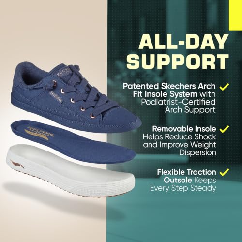 Image of SKECHERS Women's James Goldcrown: Arch Fit Arcade-Love on Top Sneaker