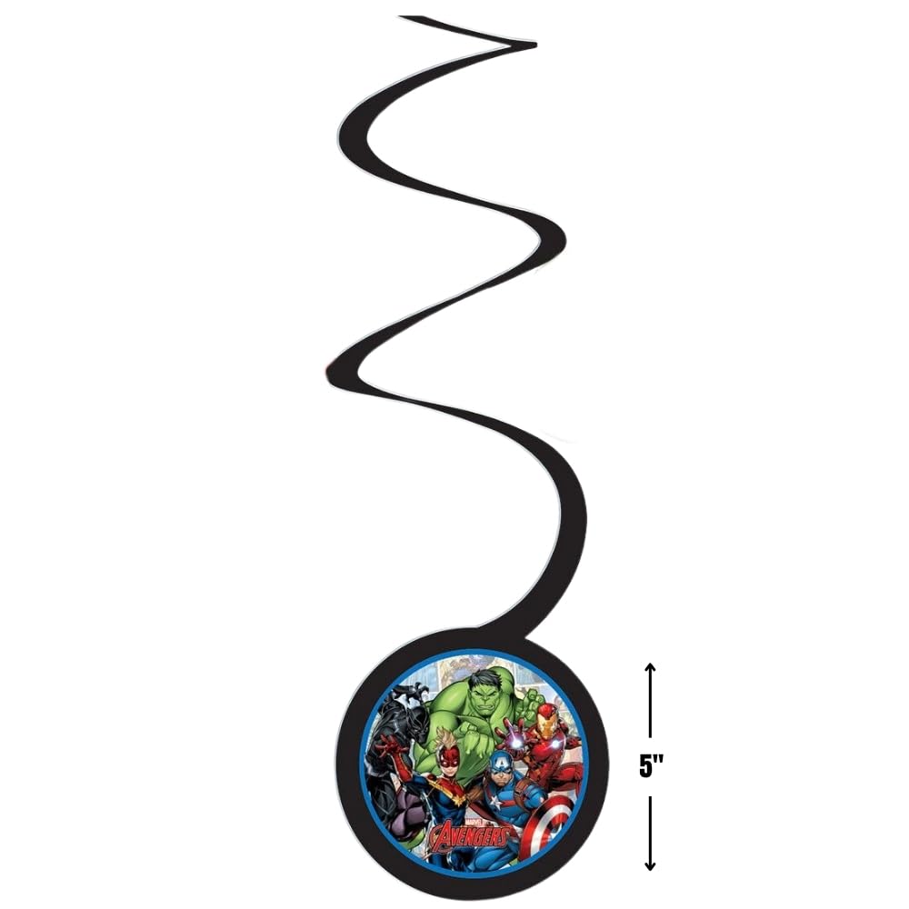 Unique Avengers Hanging Swirl Decorations - Home Decor, Kids