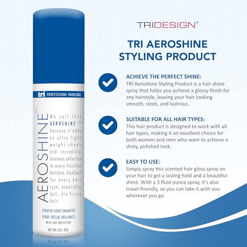 TRIDESIGN Aeroshine Spray para fijar, 3 oz miniatura 2