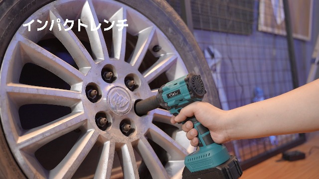 Amazon | Elikliv インパクトレンチ タイヤ交換 小型電動レンチ