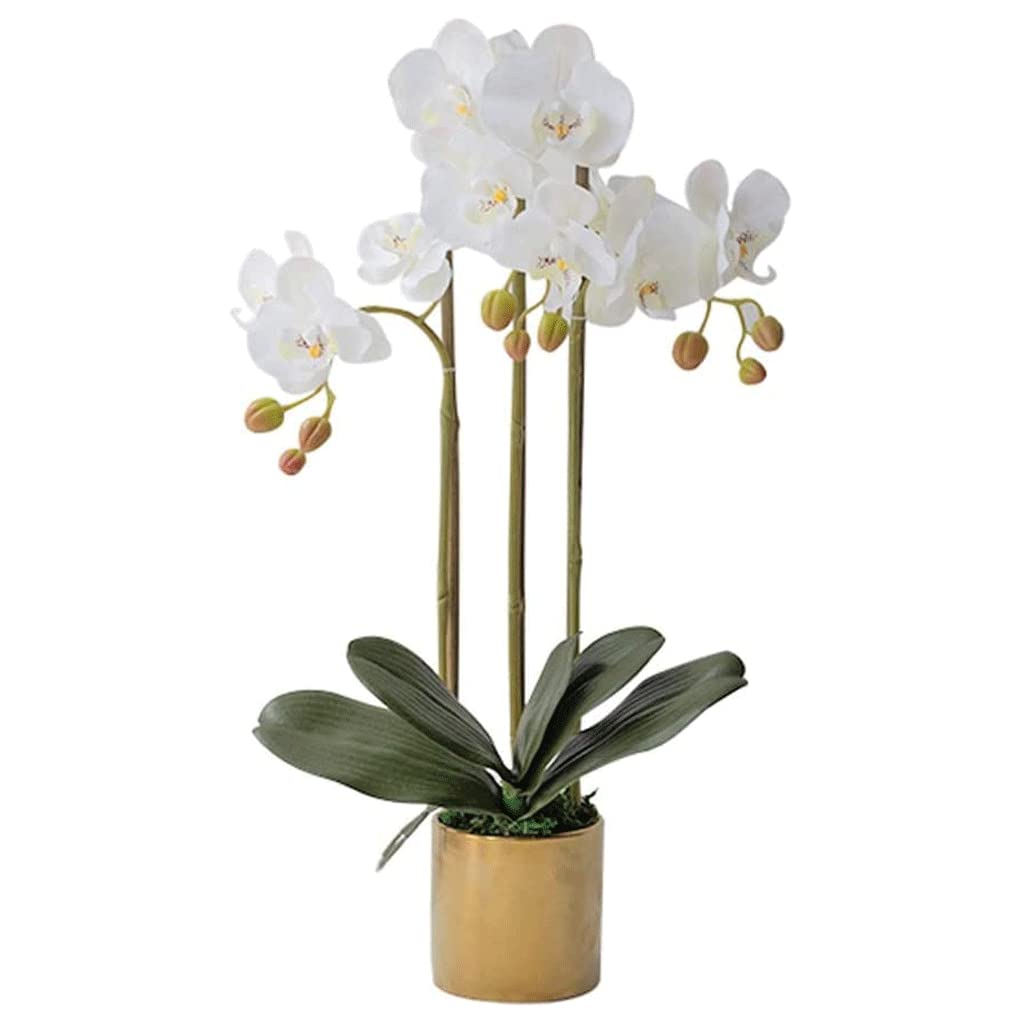 MYUYEE Artificial Flower Artificial Phalaenopsis Flowers Orchids Artificial Flowers Party Wedding Christmas Decoration Artificial Flowers