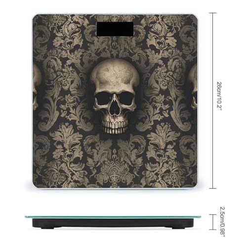 Báscula Digital de Baño con Vidrio Templado y Pantalla LCD miniatura 2