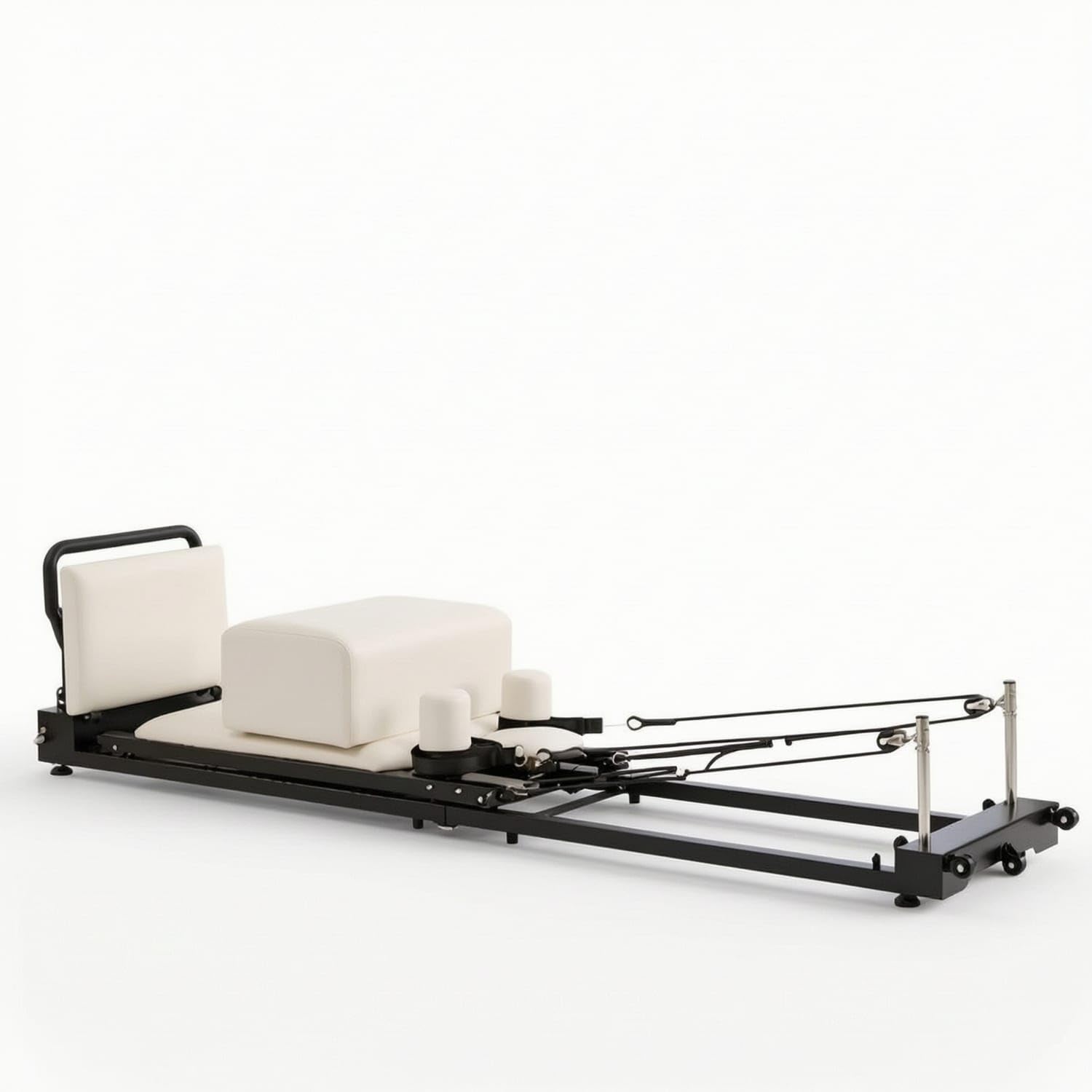 Compact Foldable Pilates Reformer Space-Saving Pilates Reformer Portable Exercise Equipment Ergonomic for Fitness Enthusiasts, Home Gym, Foldable Pilates-image-15