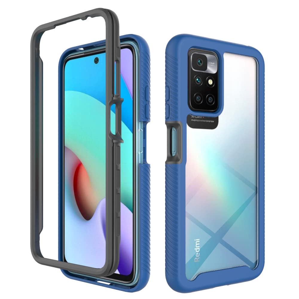 Custodia In Pelle PU Con Porta Carte Per Xiaomi Redmi 10 / 10 2022 / 10 Prime - Flip Cover Con Funzione Cavalletto