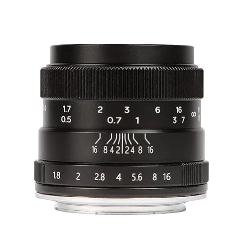 Brightin Star BS-5018-FJB 50Mm F1.8 Standard Manual Focus Prime Lens For Fujifilm Xf-Mount Mirrorless Cameras thumb #1