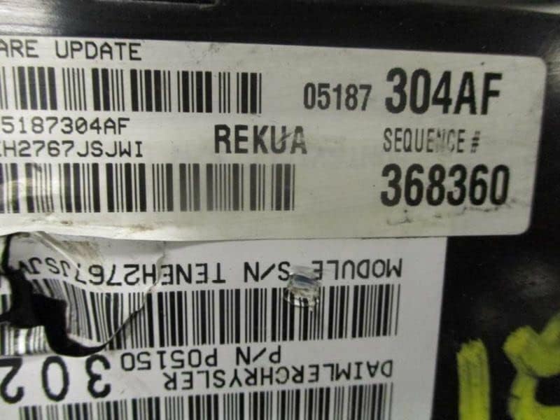 Engine ECM Control Module 3.7L Fits 08 Commander 38043