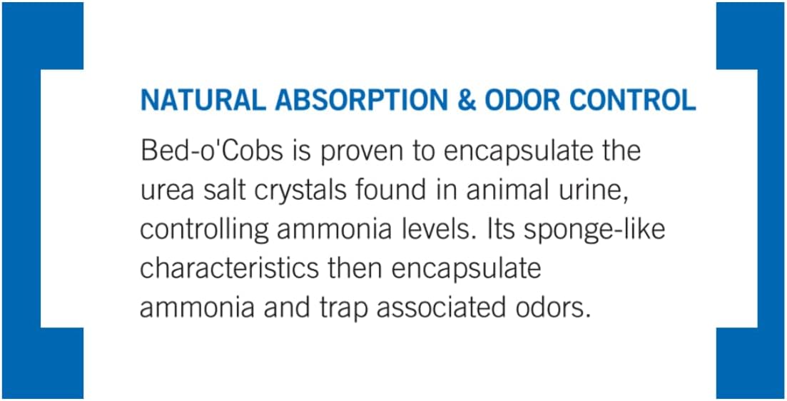 Bed-o'Cobs Laboratory Animal Bedding, 1/8" Cobs, Fast Wicking Absorption, Odor Control, 35 Liters