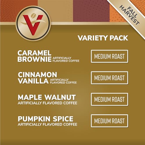 Victor Allen's Coffee Fall Harvest Variety Pack, Medium Roast, 96 Count, Single Serve Coffee Pods for Keurig K-Cup Brewers