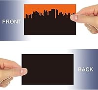 Vista 5 de Tarjetas de visita personalizadas con tu logotipo, tarjeta impresa personalizada para fotos de pequeñas empresas, parte delantera y trasera