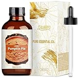 SALUBRITO Essential Oil 4 Fl.Oz (120ml) - Pumpkin Pie Oil, Pure & Natural Fragrance Oils, Fall Essential Oil for Diffuser, Candle & Soap Making, Massage, Strong Scented Oil Gift