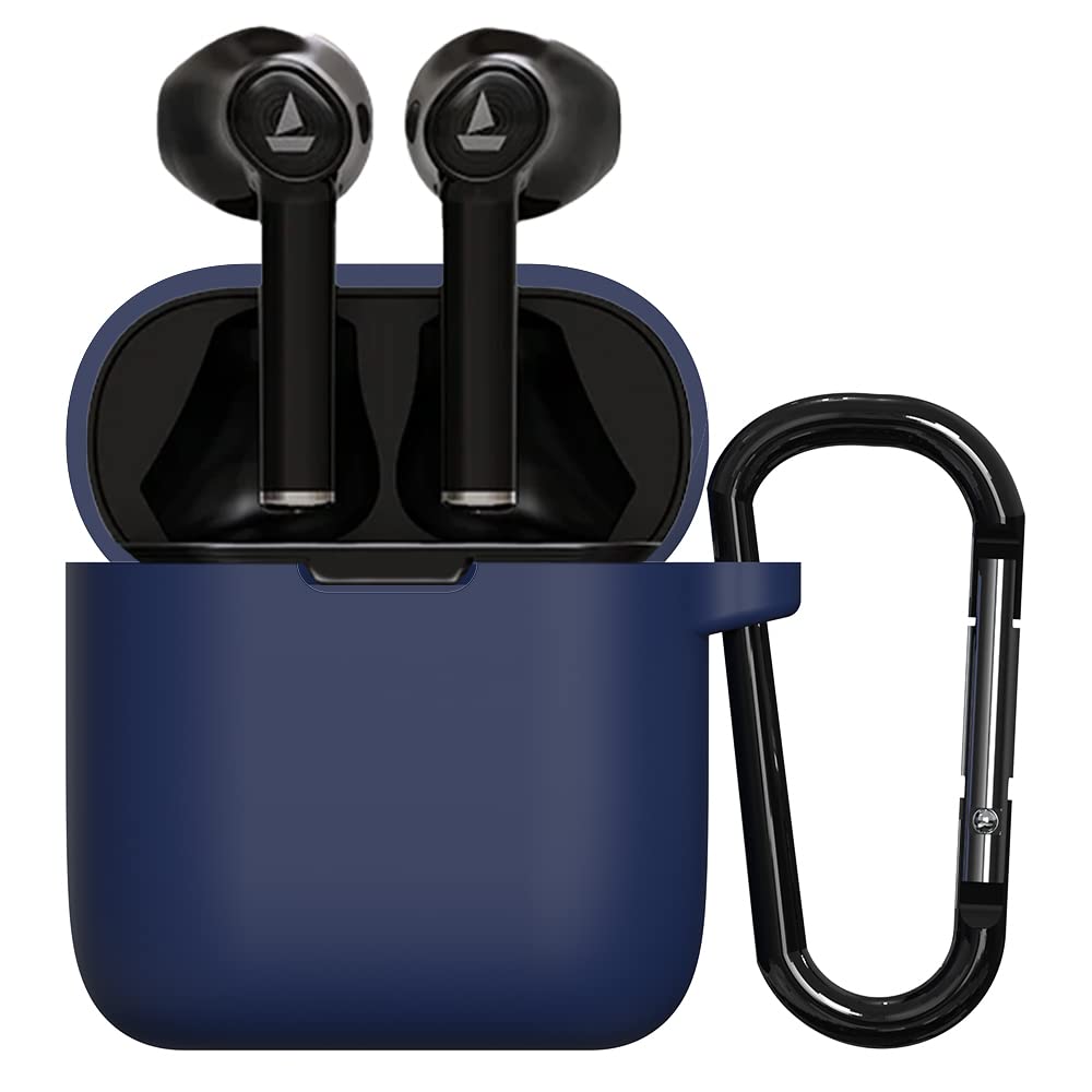 Sounce Earphone Case Cover Compatible for Boat Airdopes 131, Soft