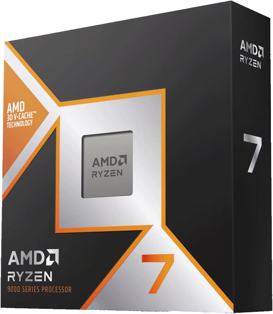 AMD CPU Ryzen 7 9800X3D, without Cooler AM5, 4.7 GHz, 8 Core/16 Thread, 104 MB, 120W, Authorized Dealer, 100-100001084WOF/EW-1Y