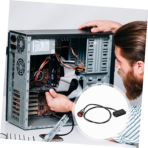 Probador de fuente de alimentacion ATX Uonlytech con cable de encendido para placa base 3 piezas 3