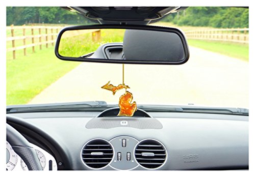 Full Michigan Copper Christmas Ornament & Michigan Gift | Handmade In Michigan For A Great Souvenir & Artisan Ornament #TOP3