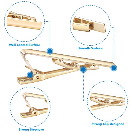 Selizo 4Pcs Tie Clip Tie Bar Tie Clips For Men3