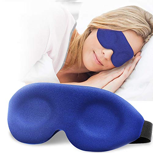 3D Sleep Mask, New Design Light Blocking Sleeping Eye Mask for Women Men
