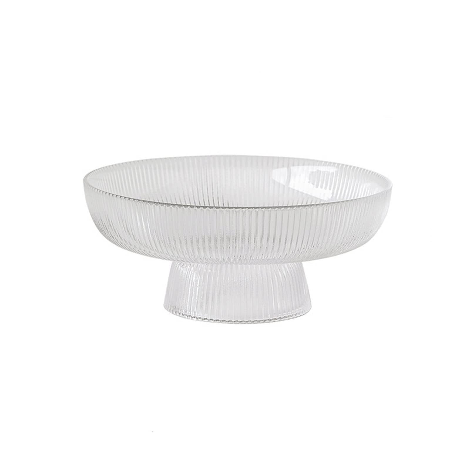 Foodservice Vassoio Vassoio trasparente vassoio di vetro for serving vassoio vassoio di frutta vassoio for la casa adatto for frutta dessert home decor per Feste, Tavolo, Cucina ( Size : B )