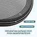 NuIth 6x9 Inch Metal Mesh Round Speaker Grill Cover, 6x9 Universal Speaker Grills Decorative for Car Speaker Mounting Home Audio DIY, Mesh Subwoofer Grill Horn Guard Protective Case