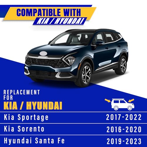 Image of 3 wipers Replacement for 2017-2022 KIA Sportage /2019-2021 2022 2023 Hyundai Santa Fe, Windshield Wiper Blades Original Equipment Replacement - 26 inch /16 inch /11 inch (Set of 3) U /J HOOK