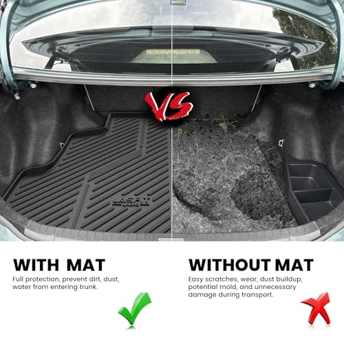Image of LASFIT Cargo Mat for Toyota Corolla 2009-2010, Black