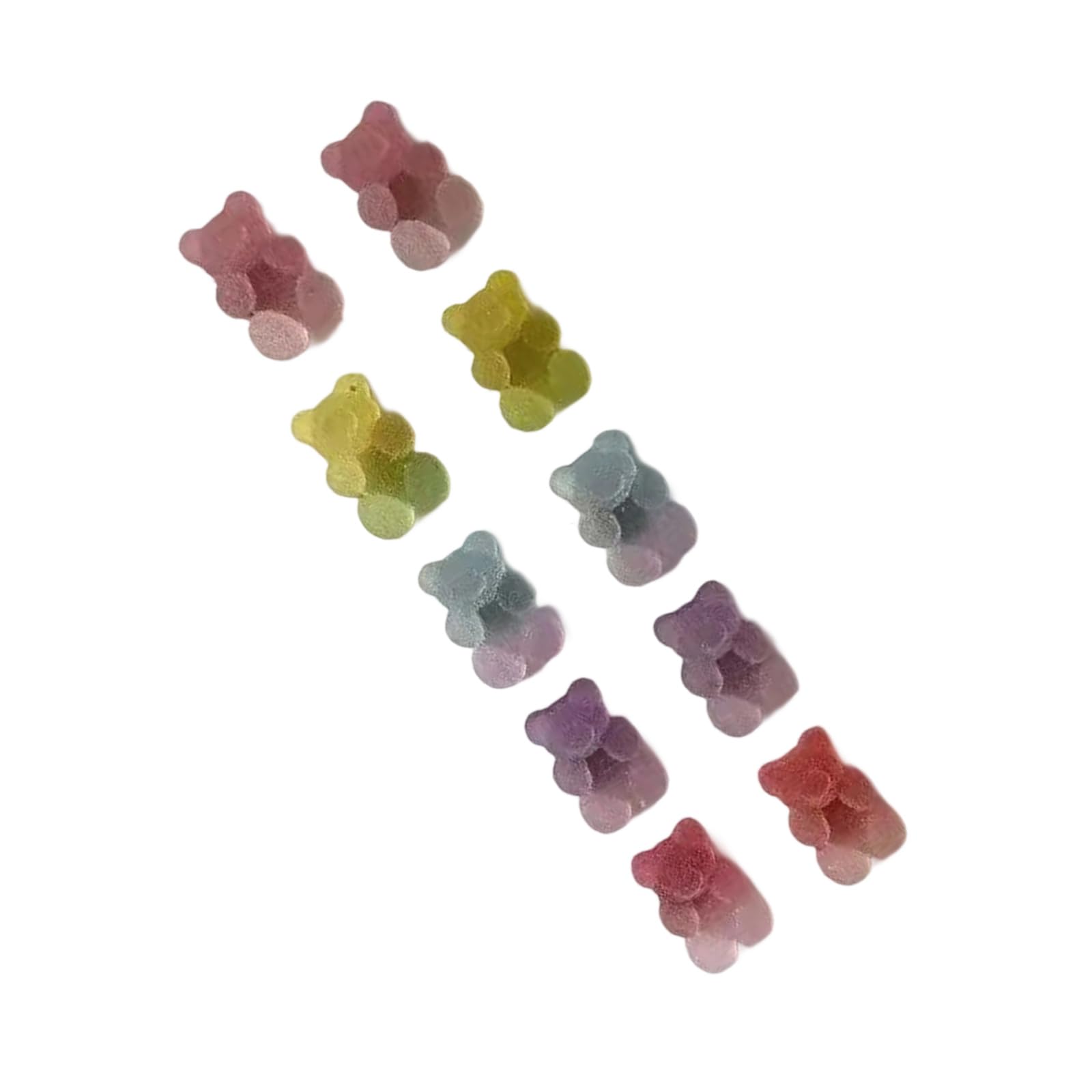 X-Institute 10Pcs Bear Fridge Magnets Refrigerator Fridge Decorative Magnet for Home Whiteboard Classroom School Whiteboard Decorative