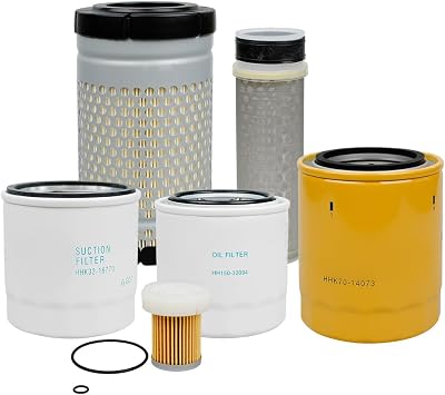 77700-05389 Maintenance Filter Kit Suitable for Kubota RTV-X1100C RTV-X1120D RTV-X1140 Utility Vehicle,Replacement number HHK70-14070 HHK32-16770 1G319-11210 HH150-32094 6A320-59930