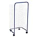 Sprogs 25-Shelf Mobile Art Drying Rack for Classrooms and Art Studios, Heavy-Duty Steel Rolling Art Rack Cart with 25 Shelves, Blue/White