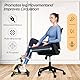 Pedaltrainer, Beintrainer für Zuhause, Leisem Motor, 6 Geschwindigkeitsstufen, Heimtrainer Senioren Rehabilitation Zuhause Fitnessgeräte (Schwarz)