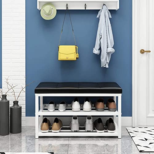 Gabinetes de Zapatos Independientes para Entrada, zapateros Independientes, Banco de zapateros, Banco de Zapatos Multifuncional con Asiento, Estante para Zapatos, gabinete de almac