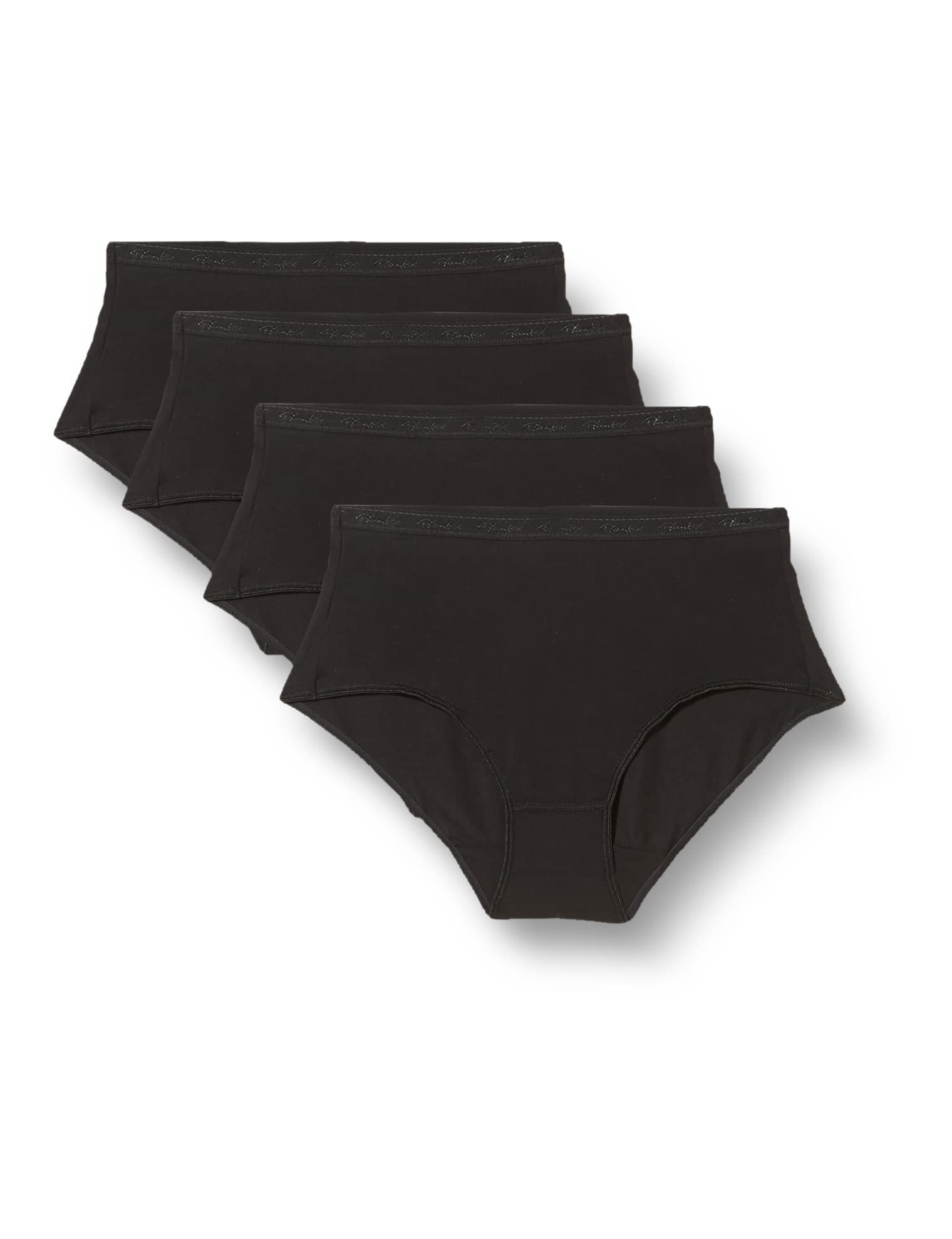 Playtex Pack Bragas Midi de Algodón orgánico Mujer x4