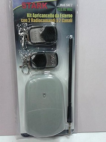  KIT RICEVITORE APRICANCELLO + 2 RADIOCOMANDI UNIVERSALI AUTOAPPRENDENTI PER SERRANDE, PORTONI E ANTIFURTI