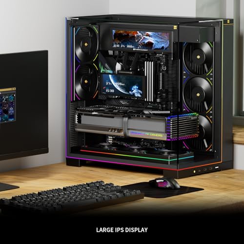 Image of TR Thermalright Trofeo Vision 9.16 LCD Black, 1920x480 Resolution-Support Switching Between Multiple Dynamic Images /Videos,Magnetic Display Screen-9.16in,Customize Display-Image /Video