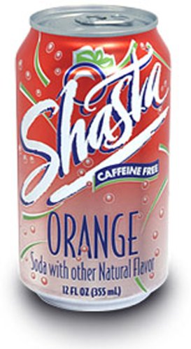Shasta Orange Soda, 12-Ounce Cans (Pack of 24)