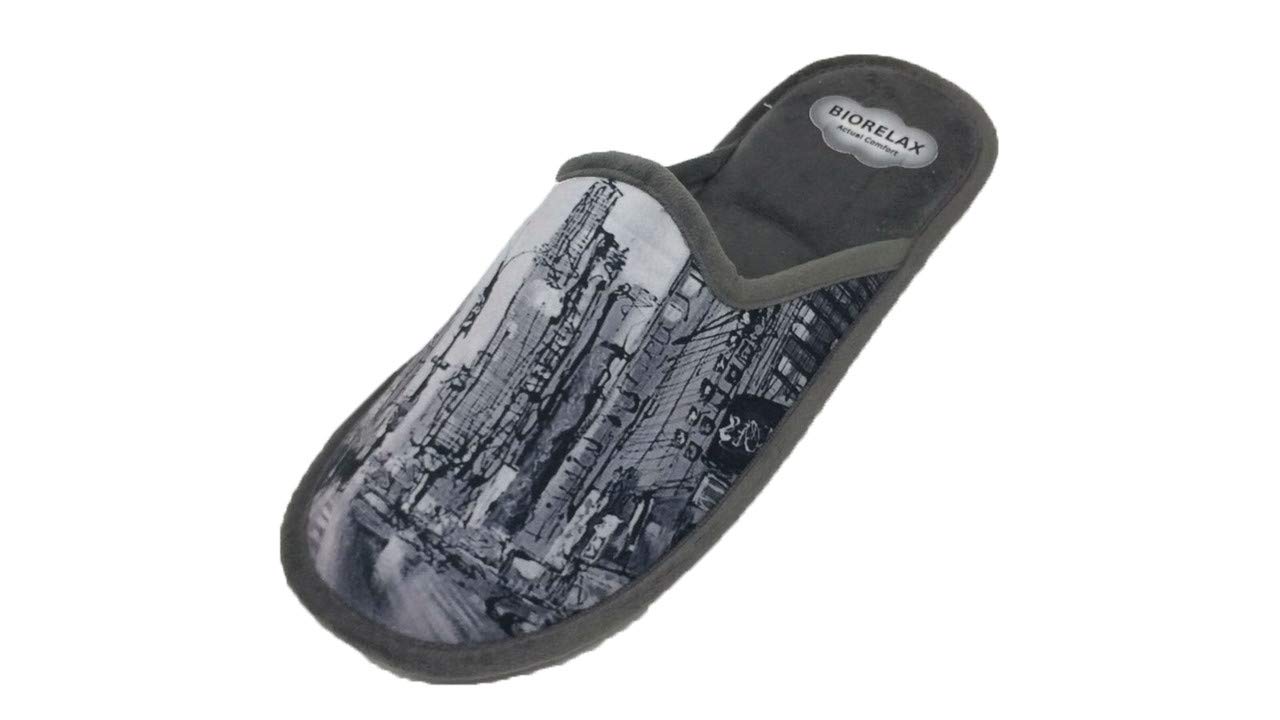 Biorelax Zapatillas de Estar por casa/Hombre Grenoble