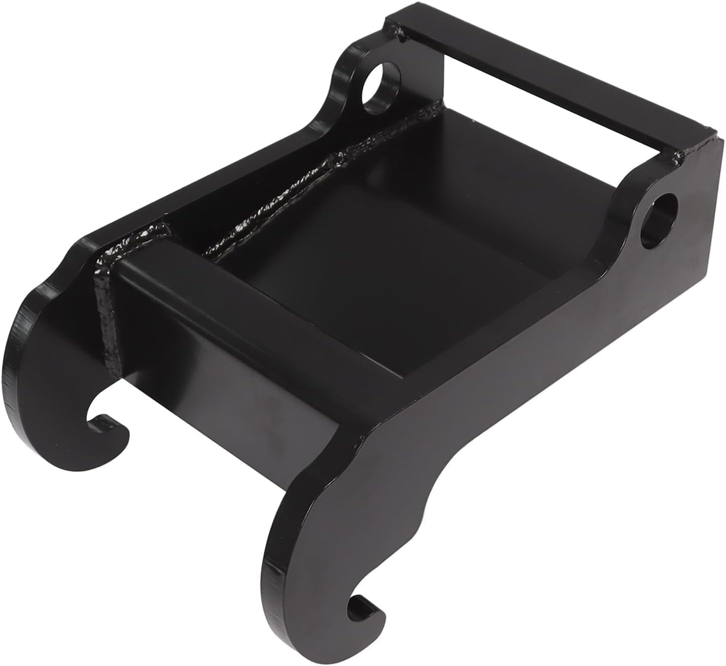 Quick Attach X-Change Excavator Coupler Bracket Compatible with E Series Models Mini Excavator Bucket Mount Attachment Black Coated Steel
