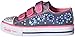 Skechers Kids Girls' Twinkle Toes-Shuffles 10685L Sneaker,Denim/Pink,12 M US Little Kid
