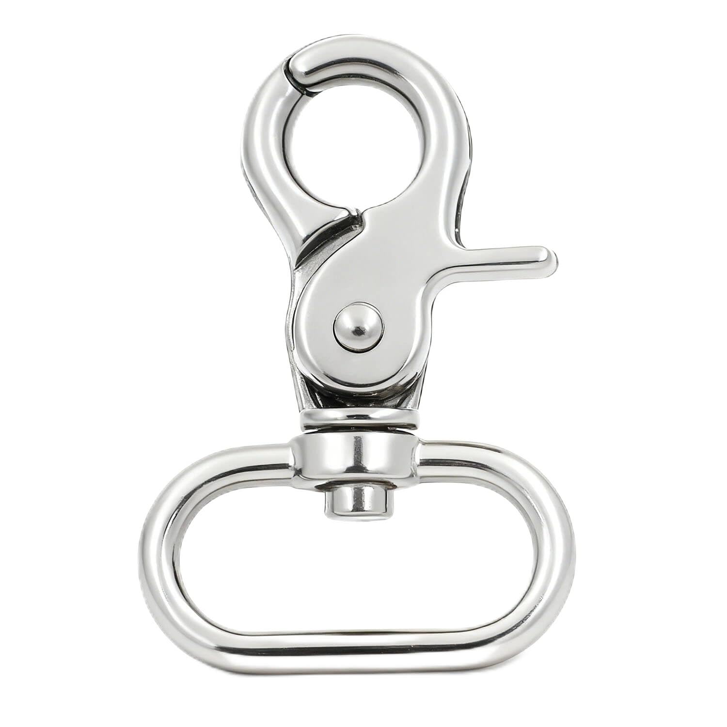 Mousqueton de maroquinerie Wuuycoky attaches ovales robustes de 2,5 cm pour créateurs