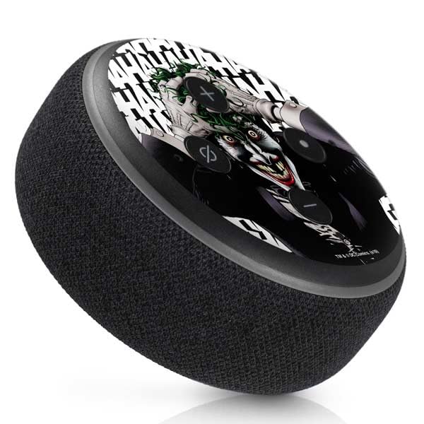 Skinit Decal Audio Skin Compatible with Amazon Echo Dot 3 - Officially Licensed DC Comics The Joker Killing Joke Variant Cover Art by Brian Bolland Design