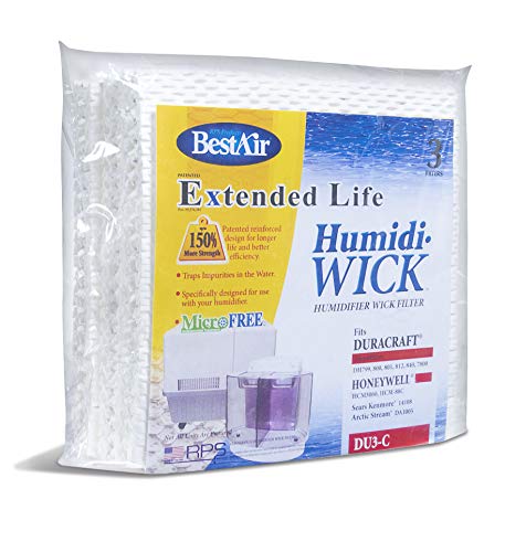 RPS products DU3 Extended Life humidificador mecha, 3 unidades