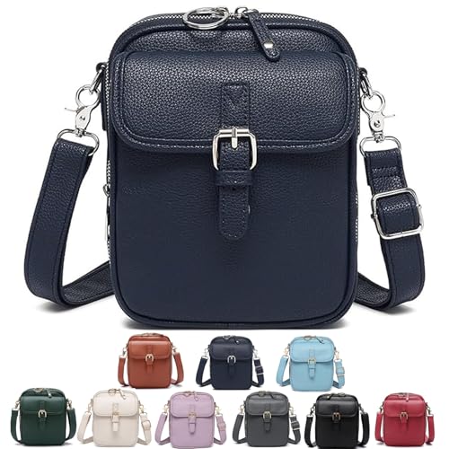 Bolso bandolera de piel Urvashi ajustable y amplio para tu día a día urbano